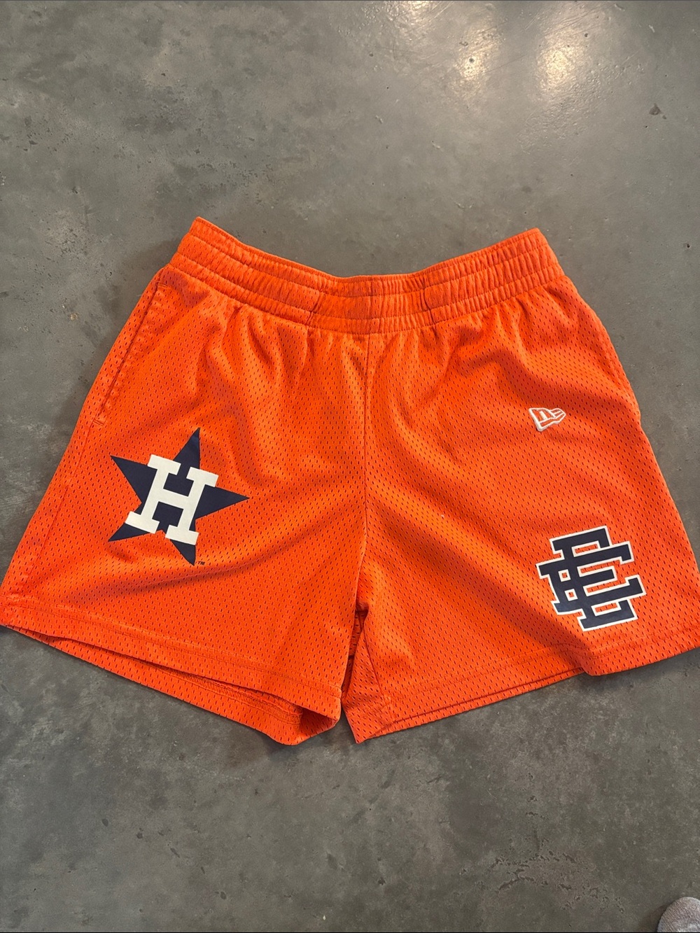 Eric Emanuel Houston orange shorts medium